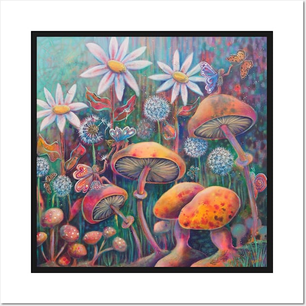 My Magical Garden Wall Art by bevhardidge